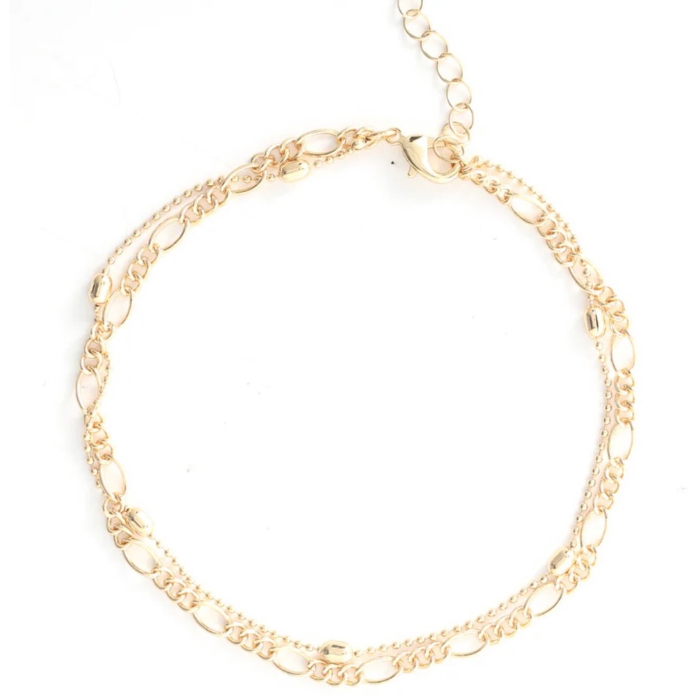 Dannijo Double Gold Anklet